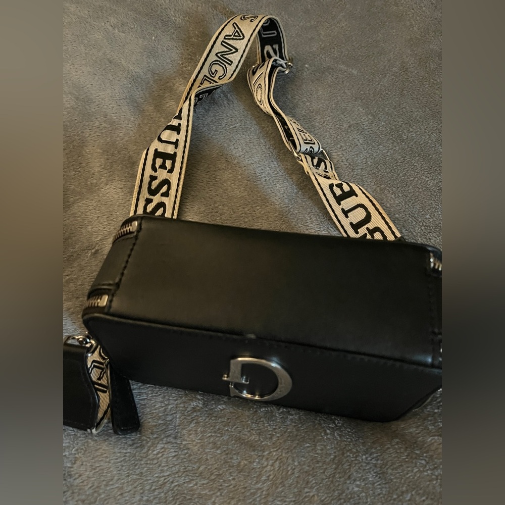 Guess Black G-Logo Crossbody Bag - Picture 8 of 8